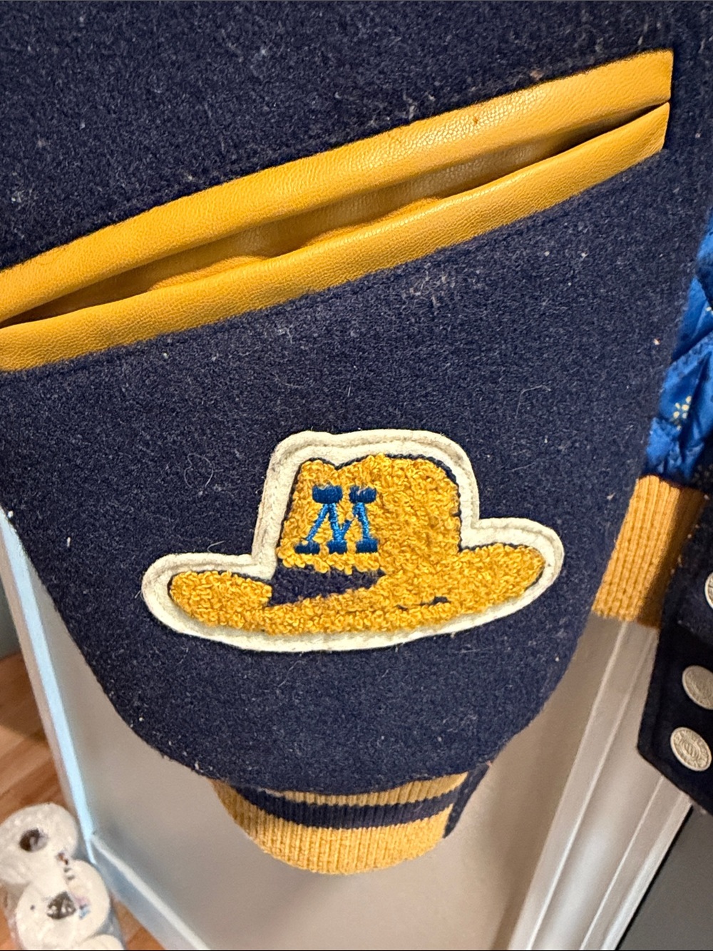 MOTHER Team Spirit Letterman Jacket - Picture 4 of 6